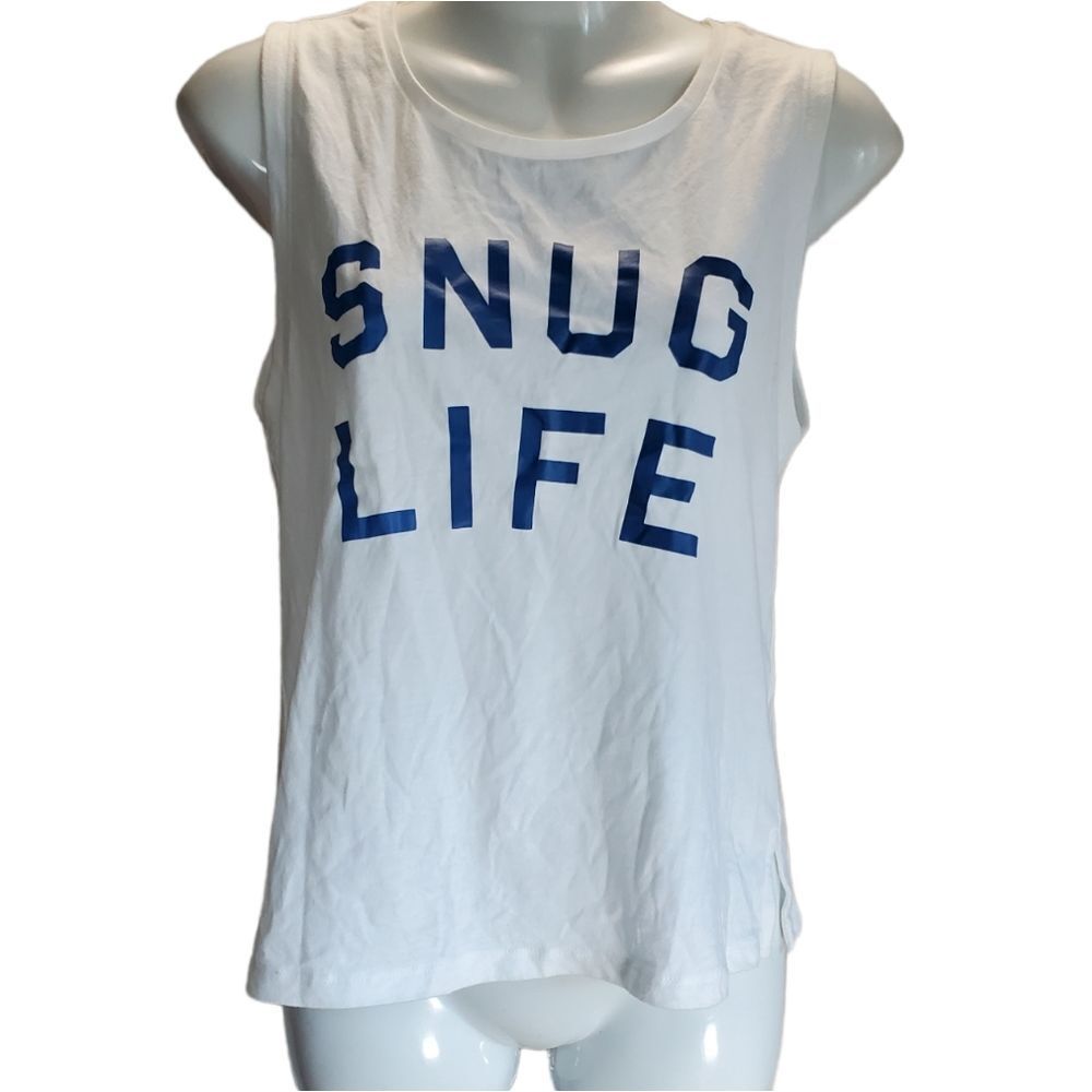 VICTORIAS SECRET snug life graphic tee XS
